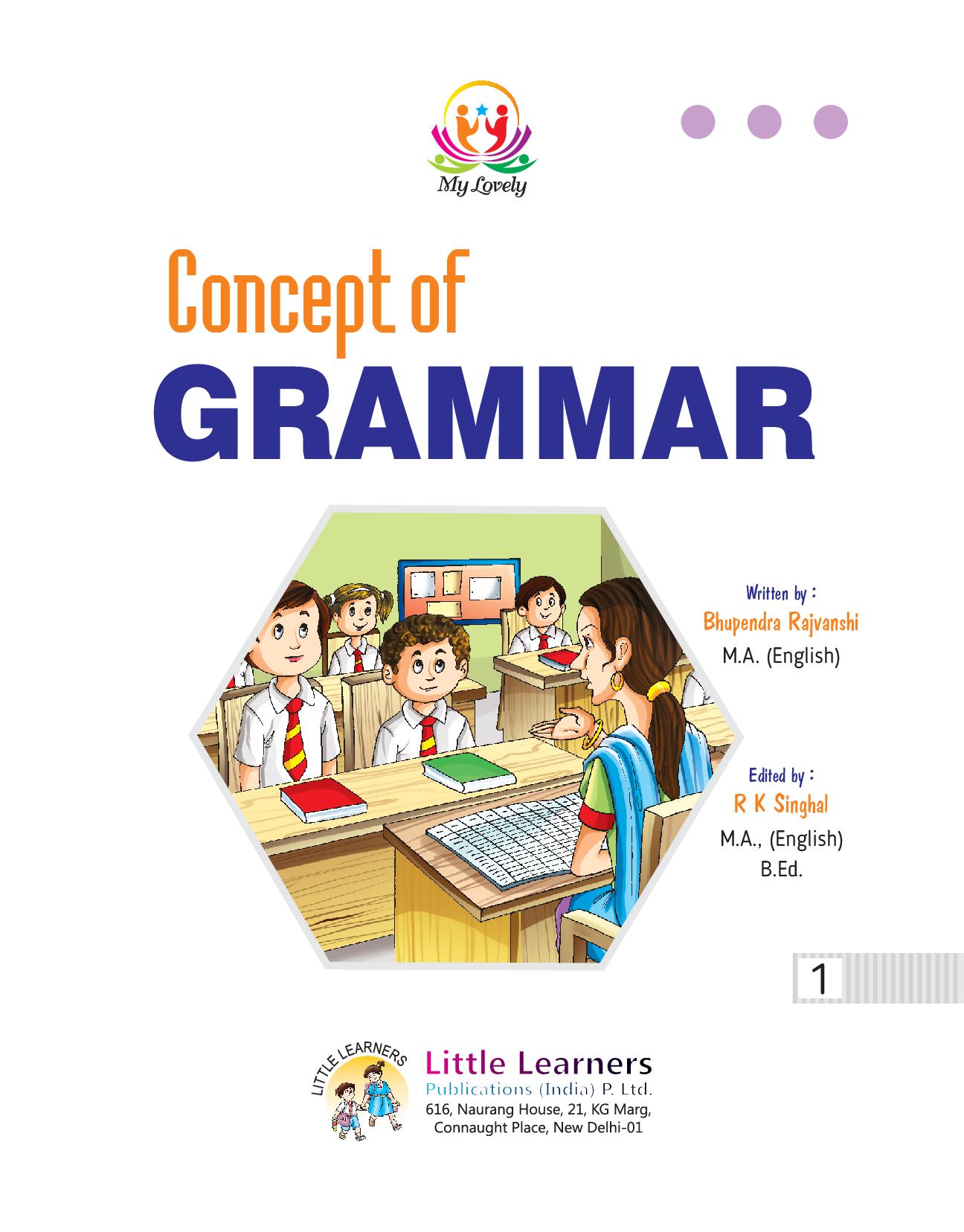 Cover of CONCEPT OF GRAMMAR